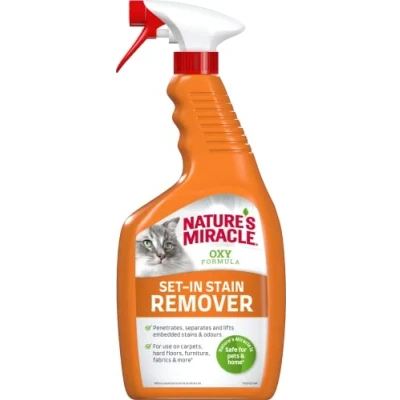 Afbeelding van Nature&#039;s Miracle Set In Vlekken en geurverwijderaar voor katten 2 x 709 ml
