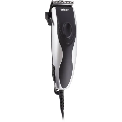 Afbeelding van Tondeuse Tristar TR 2561 Trimmer Set Heren 4 Opzetkammen, 3 12 mm Incl GRATIS schaar, reinigingsborsteltje, onderhoudsolie en kam Zwart/Zilver