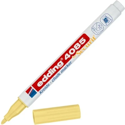 Afbeelding van Krijtstift edding 4085 by Securit rond 1 2mm pastel geel