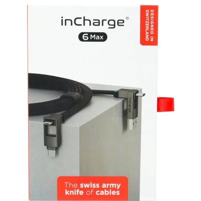 Afbeelding van inCharge 6 Max Oplaadkabel 1,5 meter voor o.a. iPhone Lightning Kabel usb c in één all you need iPhone, Samsung, Huawei