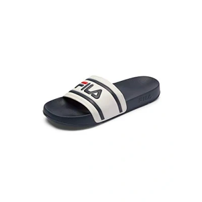 Afbeelding van Fila Morro BAY Unisex Muiltjes, Heren, Maat: 45, White/navy Kunststof