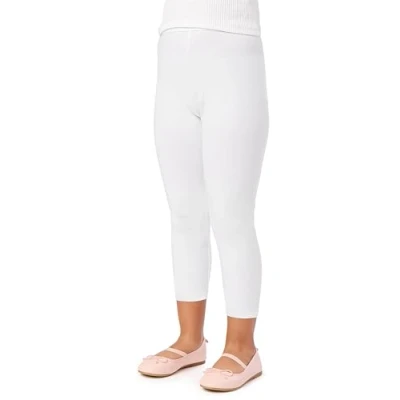 Afbeelding van Merry Style MS MS10 131 LE Meisjes 2Pack Leggings Sport Vrijetijdsbroek Lang Viscose Sporbroek Yogabroek Wit 122