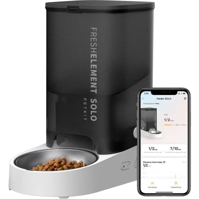 Afbeelding van PETKIT® Element SOLO ZWART Automatische Voerbak Kat 3L Vershoudend met App