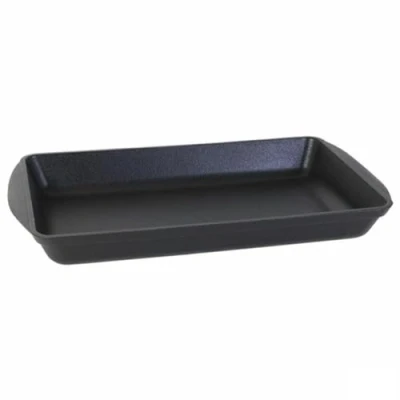 Afbeelding van Serveerschaal Inde Gietijzer Zwart 50 x 30 6,5 cm (2 Stuks)