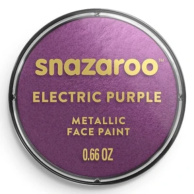 Image de Snazaroo Peinture Pour Visage et les Corps, Maquillage Déguisement, Enfants Adults,Fard 18 ML, Couleur Violet Electrique