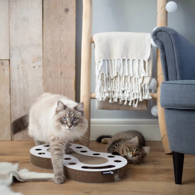 Afbeelding van District70 Kattenspeelgoed Snake Wit