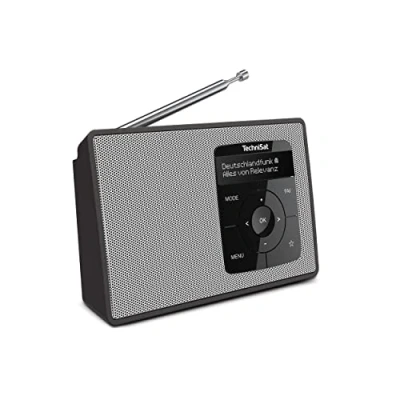 Afbeelding van TechniSat DIGITRADIO 2 Radio DAB+, VHF (FM) FM, Bluetooth Wekfunctie Zwart/wit