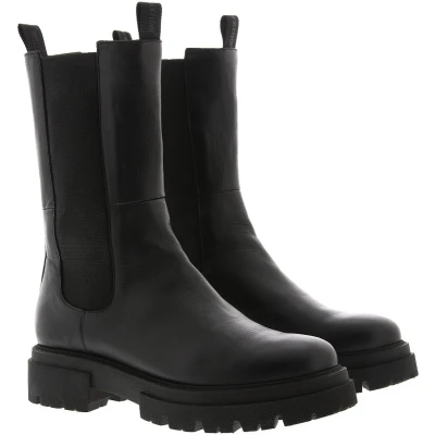 Afbeelding van Smilla High Black Chelsea Boots Maat 38