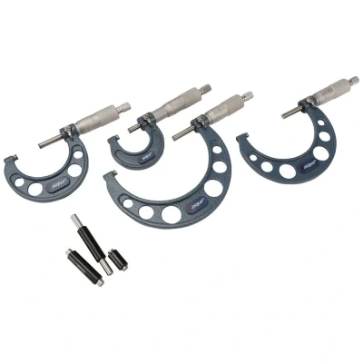 Afbeelding van Dasqua 4111 8210 Schroefmaatset 0 100 mm Aflezing: 0.01