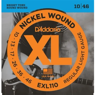 Image de JEU DE CORDES GUITARE D&#039;ADDARIO EXL 110