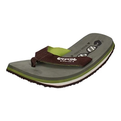Afbeelding van COOL shoe corp. Origineel, heren flip flops, kaki, 47/48 EU, Groen