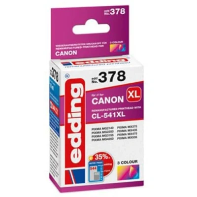 Afbeelding van Edding Inktcartridge vervangt Canon CL 541 XL Compatibel Cyaan, Magenta, Geel EDD 378 18