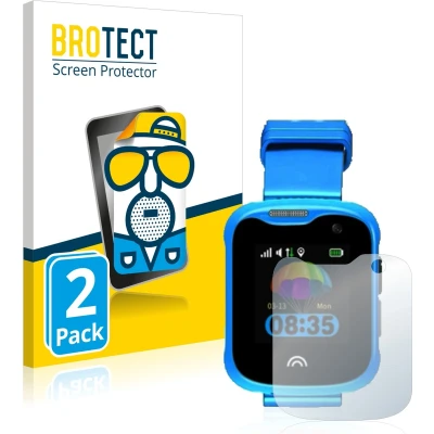 Afbeelding van BROTECT Entspiegelungsfolie Displayschutz Displayschutzfolie Folie Matt, Smartwatch beschermfolie, Grijs