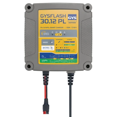Afbeelding van GYS GYSFLASH 30.12 PL 029668 Batterijlader draagbaar, druppellader 7/15/30 A 12