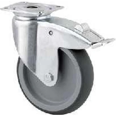Afbeelding van Tente zwenkwiel met plaat vastz. 100 mm