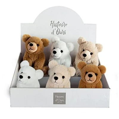 Afbeelding van Histoire d&#039;ours Display beer (3 x wit, 3 bruin, 2 beige)