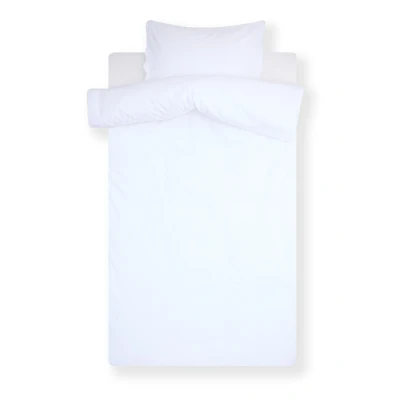 Afbeelding van Vandyck Pure 83 Percale Ruffle White Lits jumeaux (240x200/220 + 2 Slopen)