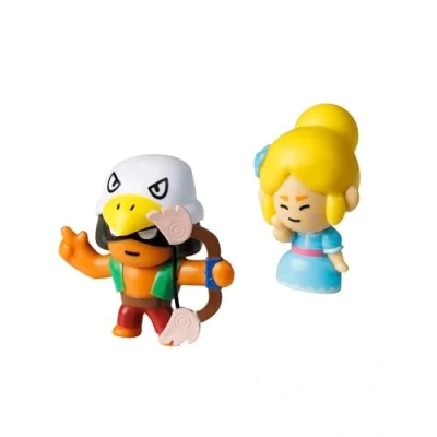 Afbeelding van Bizak Brawl Stars 64112015 4 Set van 2 figuren 6 cm in doos
