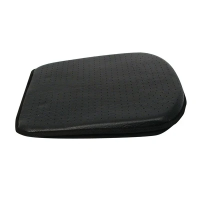 Afbeelding van Carpoint Luxe zitkussen &#039;Leather Look&#039; zwart 23291