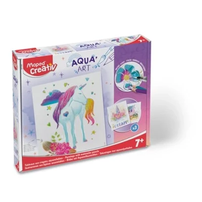 Afbeelding van Hobbyset Maped Creativ AquaArt eenhoorn 14 delig assorti