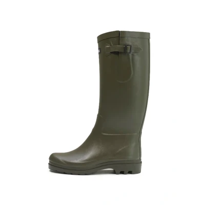 Afbeelding van Aigle Aiglentine Regenlaarzen, Dames, Maat: 35, Khaki Natuurrubber