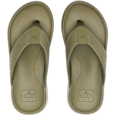 Afbeelding van Reef Cushion Norte Teensandalen, Heren, Maat: 45, Olive vintage Textiel