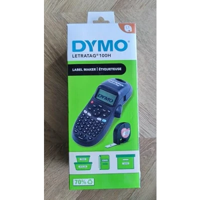 Afbeelding van DYMO LetraTag LT 100H Labelprinter Labelmaker met ABC toetsenbord voor thuis en op kantoor Zwart