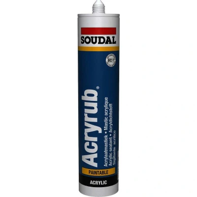 Afbeelding van Soudal Acryrub 310ml Wit