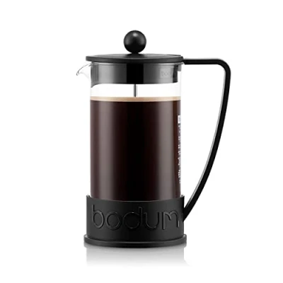 Afbeelding van Bodum Brazil Franse koffiepers, fabrikant, 0,35 l, capaciteit, zwart