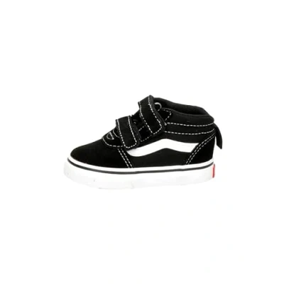 Image de Vans Mixte Enfant Ward Mid V Basket, Suede Canvas Black White, 35 EU