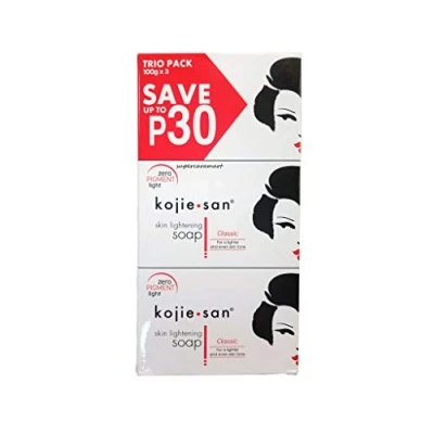 Afbeelding van Kojie San 3 verhelderende zepen van 65 g, authentieke en originele zeep met kojinezuur (3 zeep: x g)