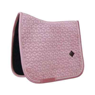 Afbeelding van Kentucky Zadeldekje Velvet Dressuur Oud Roze Cob