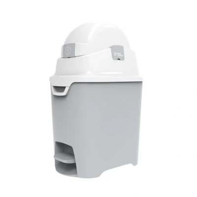 Afbeelding van Diaperchamp Luieremmer One Handsfree Silver