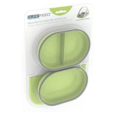 Afbeelding van SureFeed Pet bowl Set Voerbakset Groen 1 stuk(s)