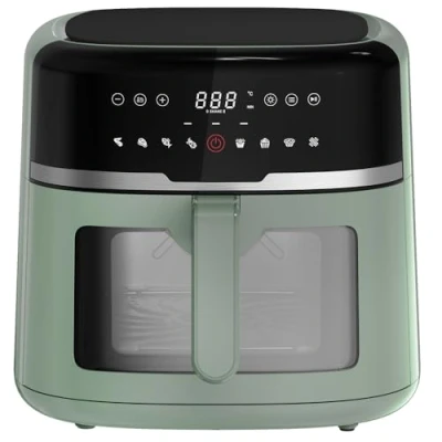 Afbeelding van Tognana Iridea Airfryer 8,3 l, kunststof, roestvrij staal, groen