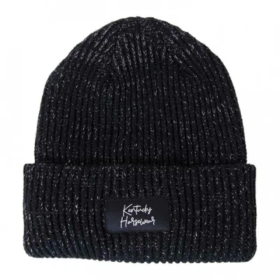 Afbeelding van Kentucky Muts Glitter zwart maat:one size