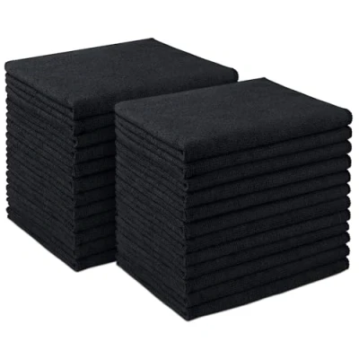 Afbeelding van AIDEA Microvezelreinigingsdoek voor de auto, 24 pk, hoogwaardige microvezelhanddoeken in zachte en absorberende reinigingsdoek, washandje thuis,