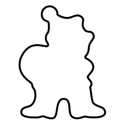 Afbeelding van Kaiser WMF Metalen bakvorm voor koekjes in de vorm van een kerstman, 8 cm