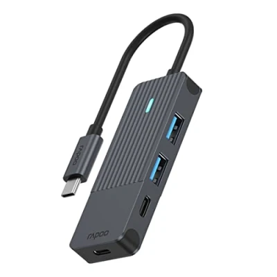 Afbeelding van Rapoo USB C Hub, naar A en