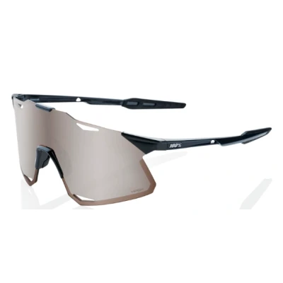 Afbeelding van Fietsbril100% Hypercraft Gloss Black Hiper Silver Mirror Lens