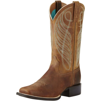 Afbeelding van Ariat Western Round Up Wst B Powder Brown 38