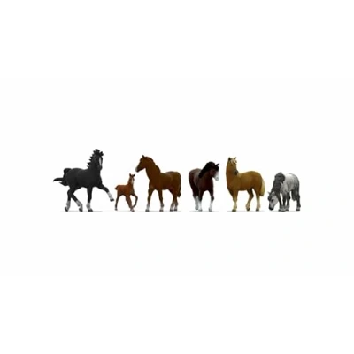 Afbeelding van NOCH 44542 Z Paarden figuren Kant en klaar model