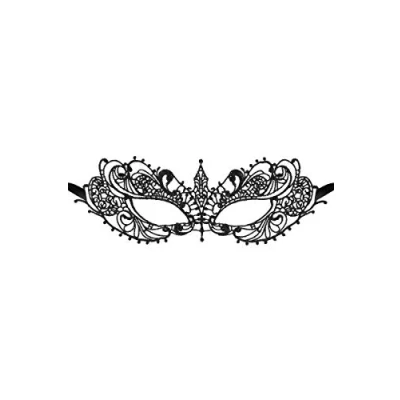Afbeelding van Maskarade Zenith Erotisch Masker Kant Zwart One Size