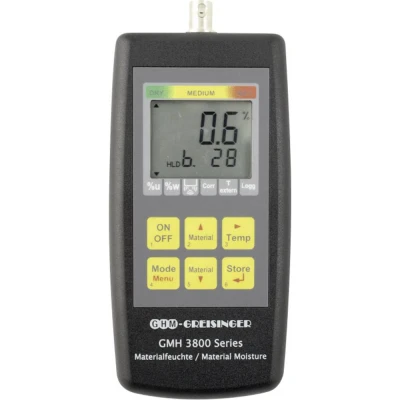 Afbeelding van Greisinger GMH3851 Materiaalvochtmeter Meetbereik bouwvochtigheid 0 tot 0.5 %Vol. houtvochtigheid (bereik) 100 Temperatuurmeting