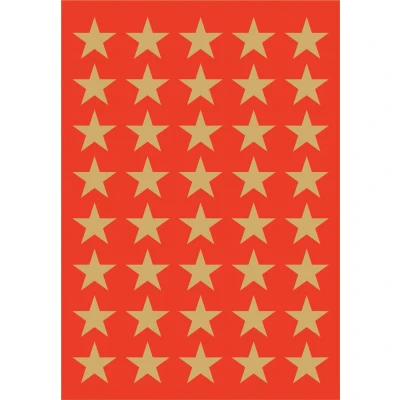 Afbeelding van HERMA 3413 sticker Papier Goud Permanent 72 stuk(s)