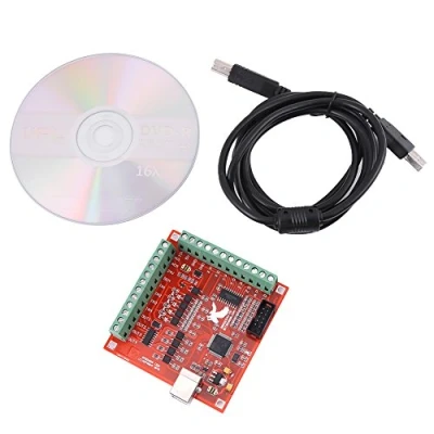 Afbeelding van CNC MACH3 4 assige USB bewegingsbesturingskaart voor stappenmotor driver