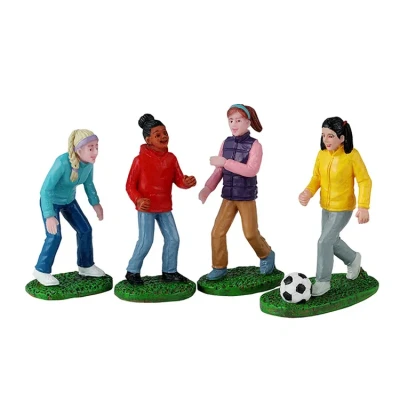 Afbeelding van Lemax Girls Soccer Game Set van 4