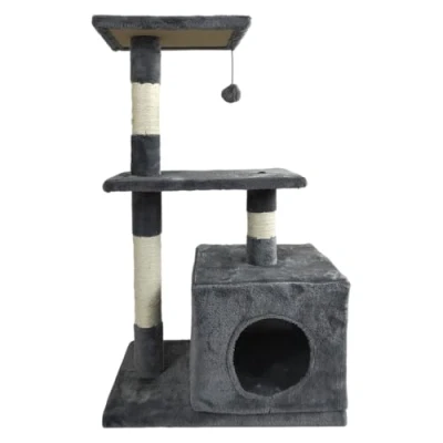 Afbeelding van Jack And Vanilla Krabpalen Krabpaal Levina Grijs 50x30x80cm 42/0113 176202