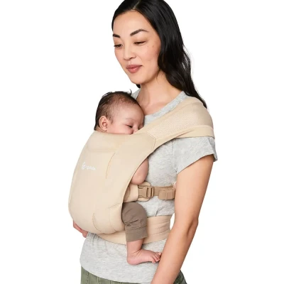 Afbeelding van Ergobaby Buikdrager Embrace Soft Air Mesh Cream