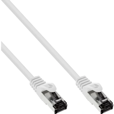 Afbeelding van S/FTP CAT8.1 40 Gigabit netwerkkabel / wit LSZH 1 meter